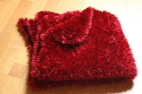 Fuzzy baby blanket