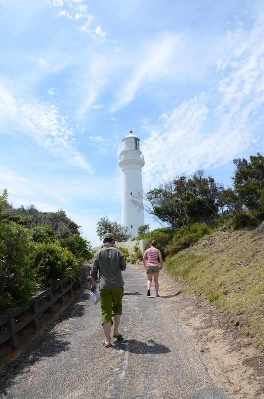 Approaching Point Hicks lighthouse - Croajingolong National Park - Victoria