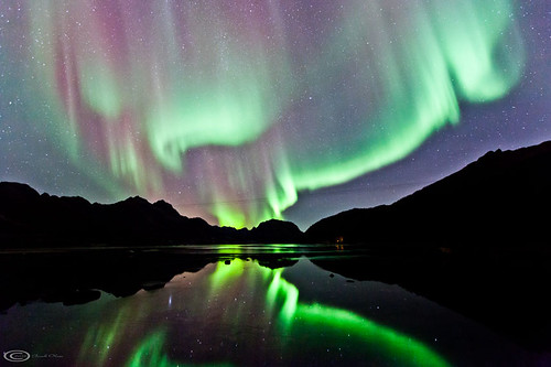 sky norway night canon reflections stars landscape space arctic aurora 2012 northlight frankolsen