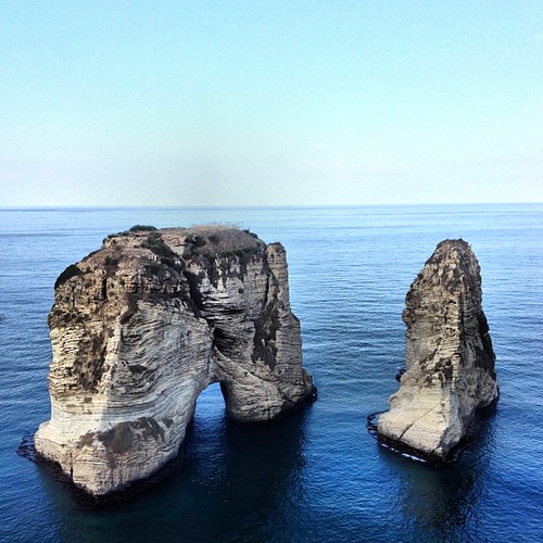 sea lebanon seascape square view squareformat beirut pigeonrocks iphoneography instagramapp uploaded:by=instagram foursquare:venue=4d8c66fa5802236ab6c5d5d1