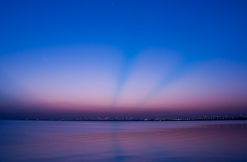 sea seascape sunrise long exposure corniche saudi arabia jubail