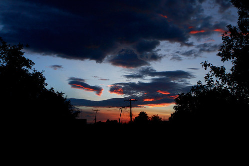 blue sunset red sky nature canon landscape photography querétaro 2470mm