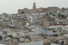 Les toits de Sousse: vue sur le musée archéologique