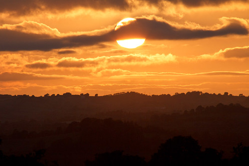 ireland sunset hill hills meath