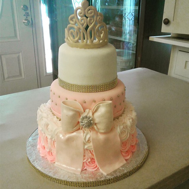 Princess Fondant Cake by Nani's Etc