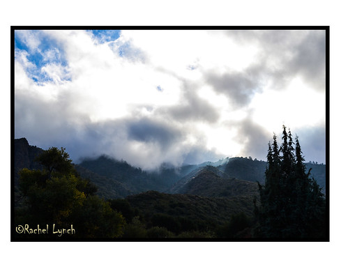 trees light mountains clouds forest highlights cloudcover cloudscape lospadres lospadresnationalforest rosevalley godray