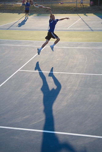 shadow david mirror jump action tennis airborne leap thelightisall