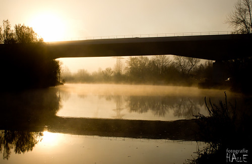 morning november sun fog river nebel herbst sonne morgen 2012 saale früh