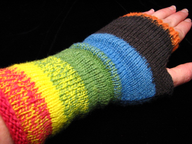 Sugar Coated Mitts - Targhee Spinning/Knitting Project