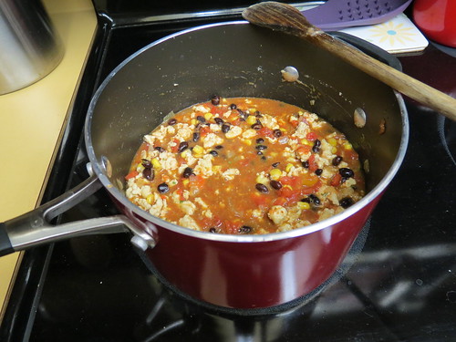 Dining Alone Healthy Harvest Chili