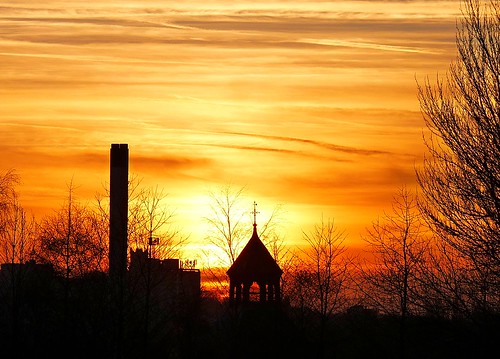 sunset chimney factory clocktower lancaster catonroad standfastbarracks
