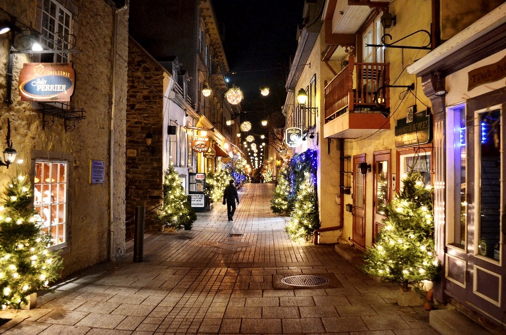 Wandering Through Old Quebec City at Christmas