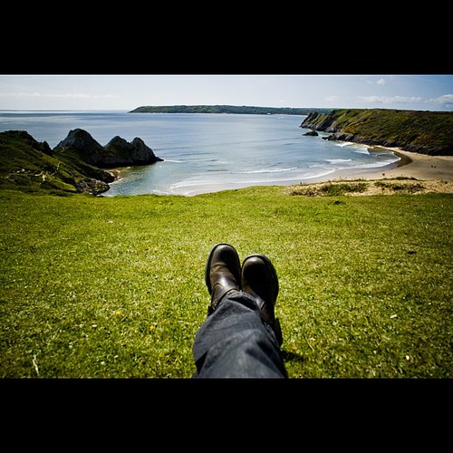 sea grass wales square squareformat gower threecliffs threecliffsbay iphoneography instagramapp uploaded:by=instagram foursquare:venue=4b7c0db6f964a5206e7a2fe3