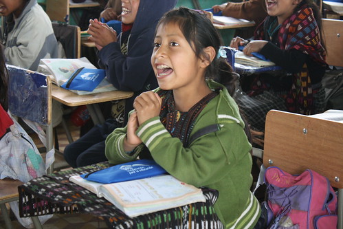 Reading class in Guatemala