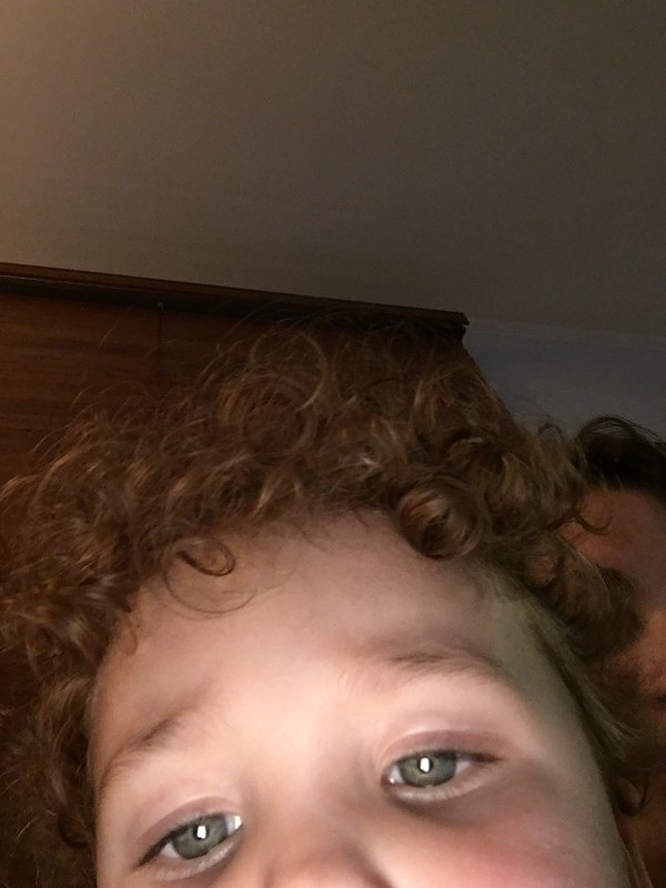 Toddler selfie