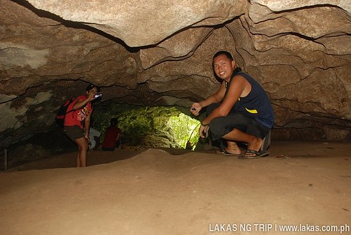 Low ceiling of Tadyaw Cave