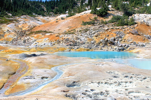 california park blue hot color nature water outside volcano hiking hike steam national northern volcanic lassen
