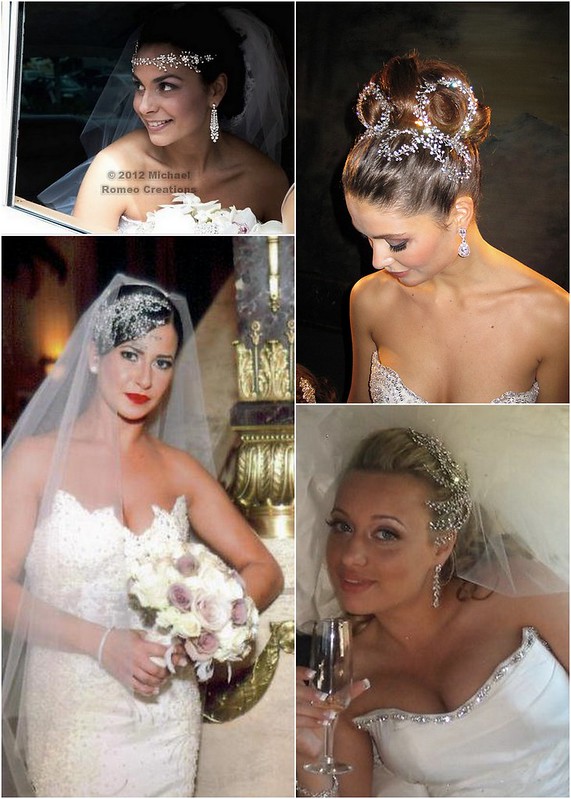 Soft crystal hair vines - Bridal Styles Boutique