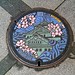 painting on a drain cover