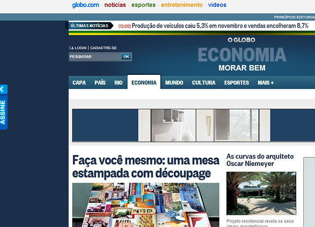 Um passo a passo que fiz, no site do jornal O Globo!
