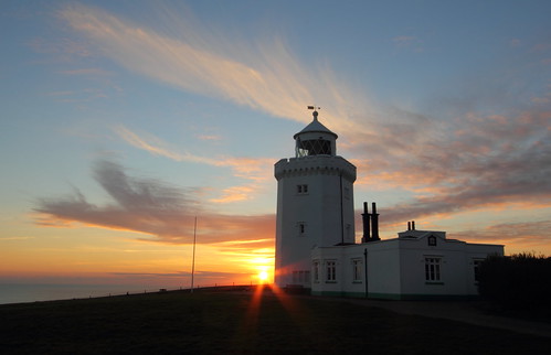 uk light sunset sky sun lighthouse clouds kent silhouettes dover canonefs1022mmf3545usm southforeland canon550d ©smusgrove2012