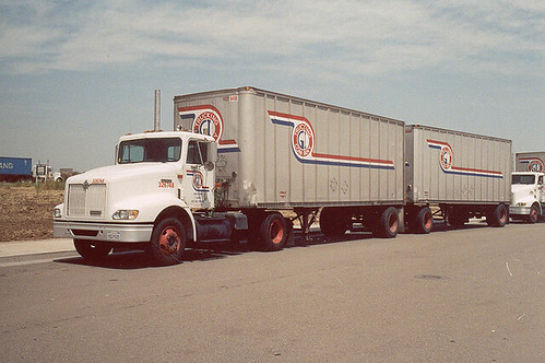 Vintage Trucking & Van Lines Time Freight Line Inc Trucking Head Office Lubbock,