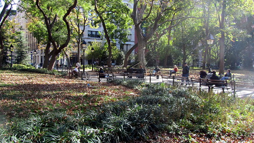 Pianist in Washington Square Park