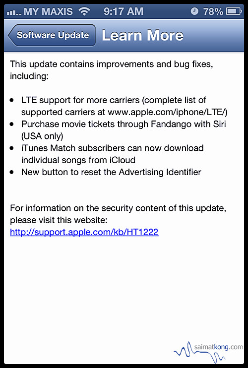Apple releases iOS 6.1 update! Update now!