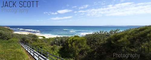 ocean trees summer beach water canon landscape outdoors bush day view path sunny australia bluesky ii walkway nsw newsouthwales outlook southcoast ef ulladulla rennies 14mm f28l canon7d