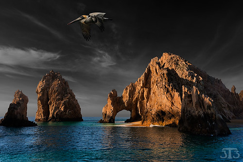 ocean mexico turquoise pelican landsend bajacalifornia cabosanlucas formations elarco rockarch