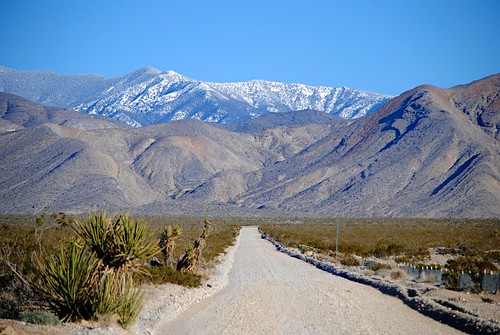 road snow mountains desert nevada dirtroad backroads southernnevada