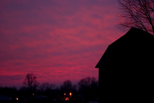 pink winter sunset ohio sky clouds barn evening dusk sony january alpha a230 fairfieldcounty 2013 ruralohio stoutsville ohiofoothills