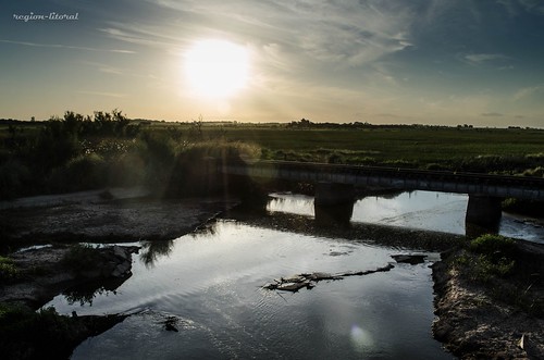 sunset santafe argentina rural river landscape atardecer paisaje arroyo sanagustin malaquias lascolonias
