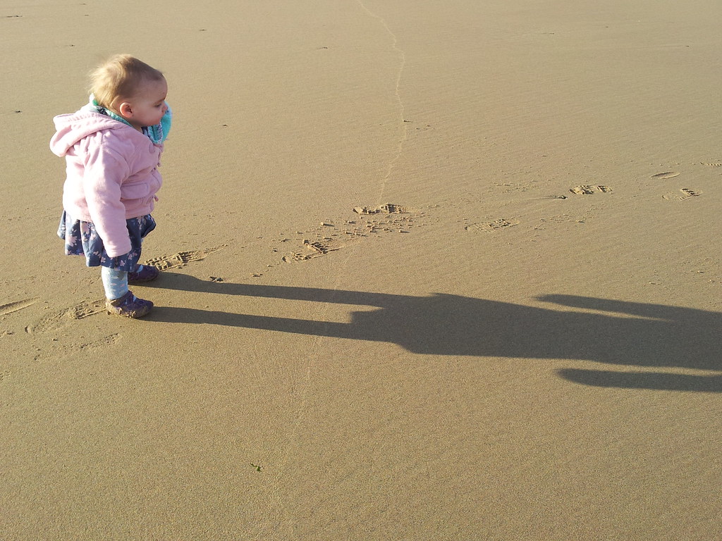 , Walking in the clouds at Marloes Sands #Countrykids