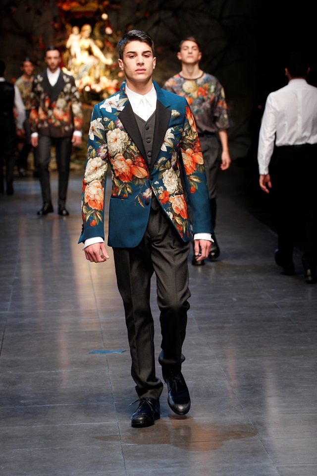 maison martin margiela: Dolce&Gabbana Men's Fall 2013 - Milan Fashion Week