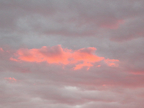 pink red sky cloud clouds neon bright rare phenomenon