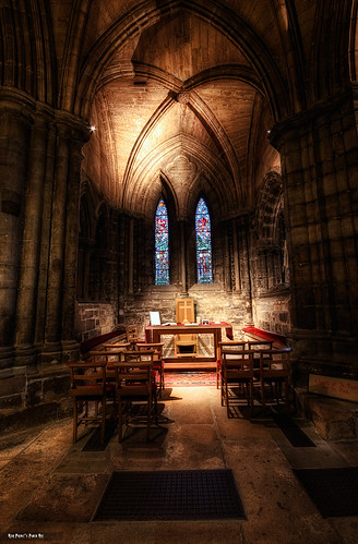 light red church scotland worship cathedral glasgow faith wideangle chapel hdr tonemapped ©anirpandit