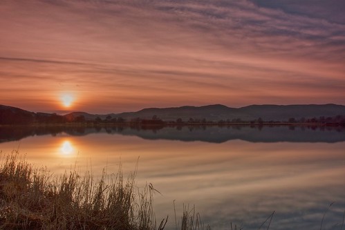 trees sunset sky water wales night clouds canon reflections landscape countryside scenery cloudy photos hdr bala 550d