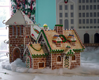 Greenbrier gingerbread house