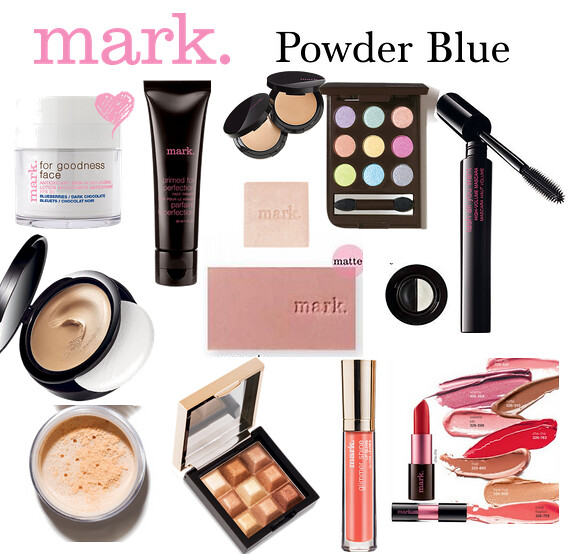 Living After Midnite: mark. Makeup Monday: Powder Blue