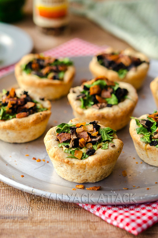 These delectable Mini Pizza Pies are not only adorable, but fun to make and vegan! They serve as a great appetizer, and are very kid-friendly.