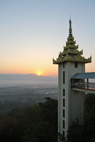 travel sunrise burma myanmar mandalay mandalayhill