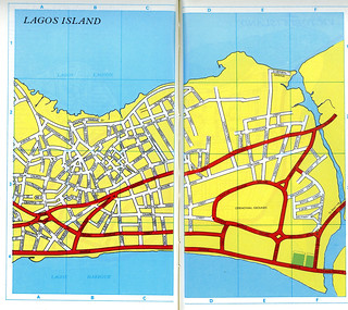Guide to Lagos 1975 063 map of lagos island 1975