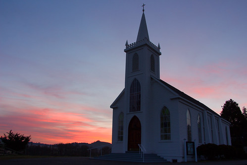 california morning color church sunrise catholic sonoma bodega anseladams stteresaofavila alfredhitchcockpeace