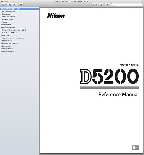 Nikon D5200 Manual