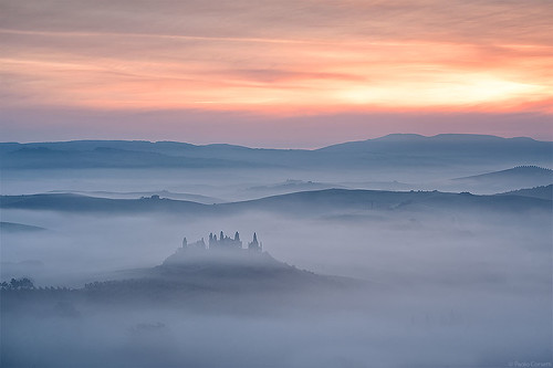morning fog sunrise landscape hills tuscany belvedere toscana nebbia paesaggio cretesenesi visipix
