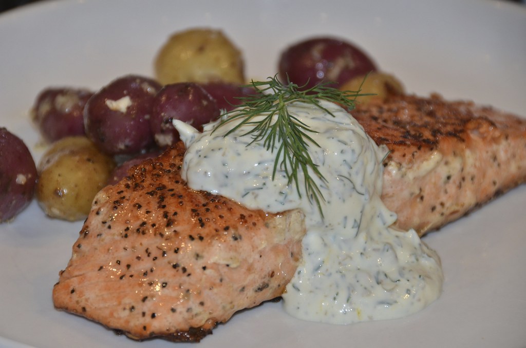 Salmon With A Lemon Caper And Dill Sauce Necessary Indulgences,Milk Shake Images