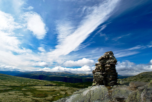 blue hills nationalpark norway plateau sky