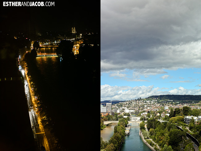 View of Zurich Switzerland and River Limmat | Travel Photography