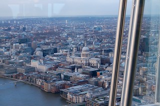 The view from The Shard